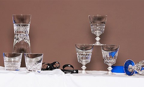 Cristallerie Saint Louis Serie " Bristol " Kristall Glas 17,2cm Rotweinglas 