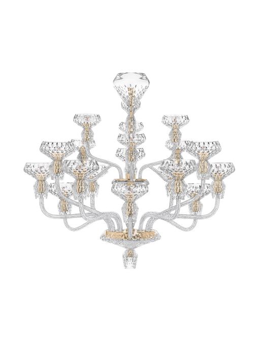 18-LIGHT GOLDEN FINISH CHANDELIER