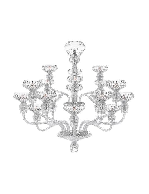 18-LIGHT CHROME-PLATED FINISH CHANDELIER