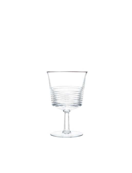 VERRE A EAU N°2 FILET PLATINE