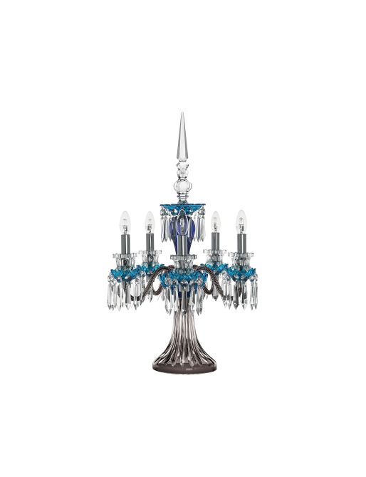 5-LIGHT SKY-BLUE DARK-BLUE FLANNEL-GREY CANDELABRA