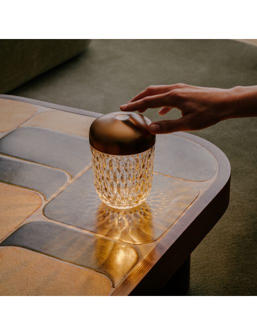 MINI PORTABLE LAMP COPPER FINISH