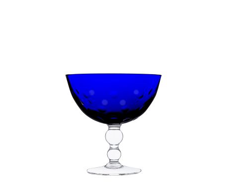 COUPELLE SUR PIED BLEU FONCÉ - Thumbnail 3