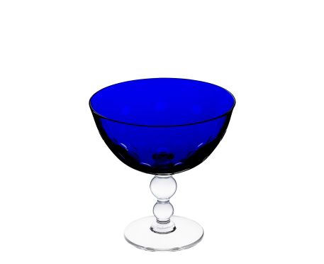 COUPELLE SUR PIED BLEU FONCÉ - Thumbnail 4