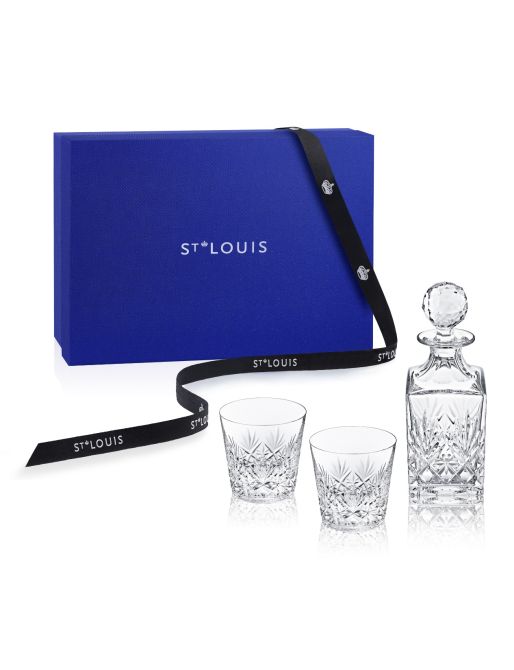 SET BOTTIGLIA QUADRATA + 2 BICCHIERI OLD FASHION MEDI #3