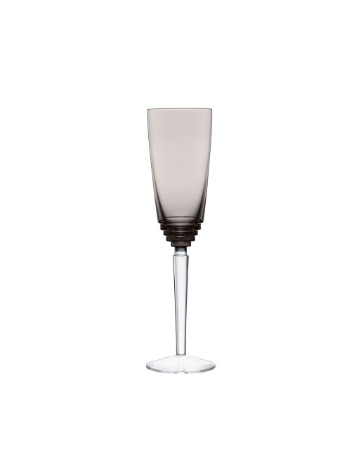 FLANNEL-GREY CHAMPAGNE FLUTE