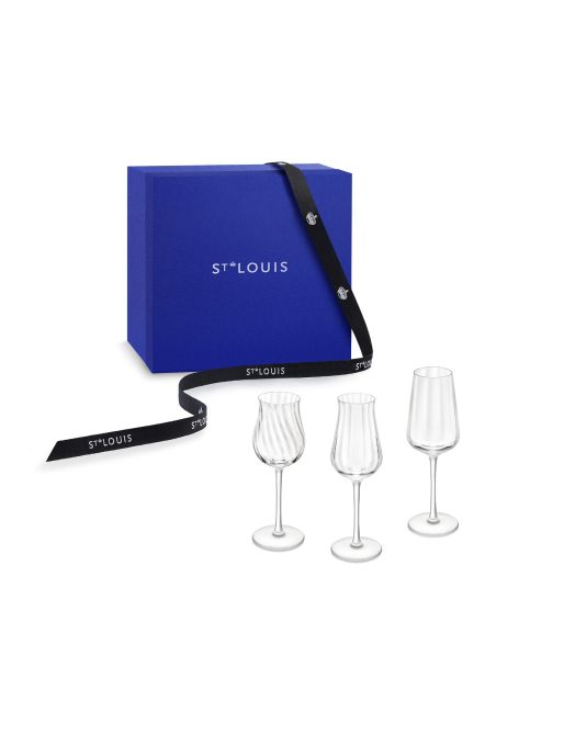 SET DI 3 BICCHIERI DA DEGUSTAZIONE PER LIQUORI