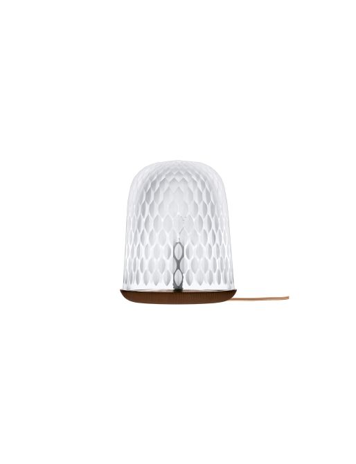 TISCHLEUCHTE ESCHENHOLZ DUNKEL SATINIERT