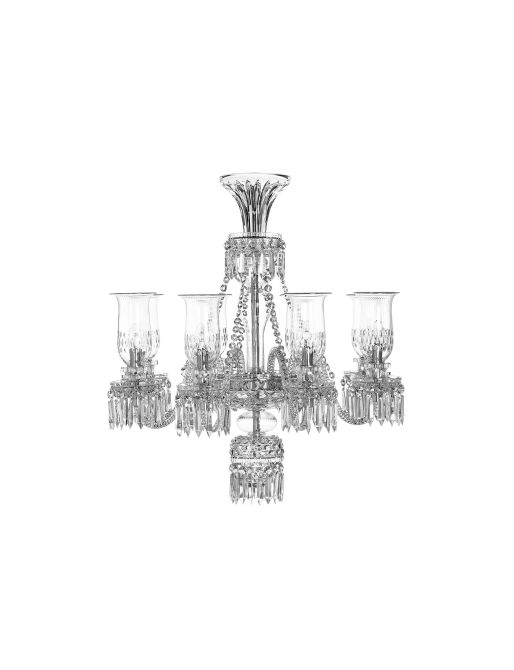 8L 850X850 CHANDELIER PLATINUM RIM APOLLO