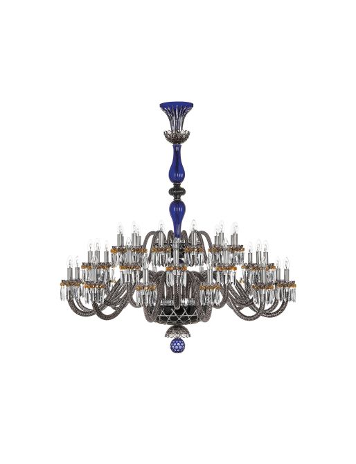 ARLEQUIN 36L DARK-BLUE BLACK F-GREY CHANDELIER