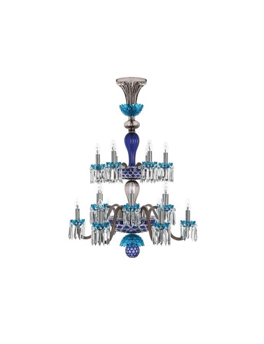 ARLEQUIN 18L SKY-BLUE DARK-BLUE F-GREY CHANDELIER