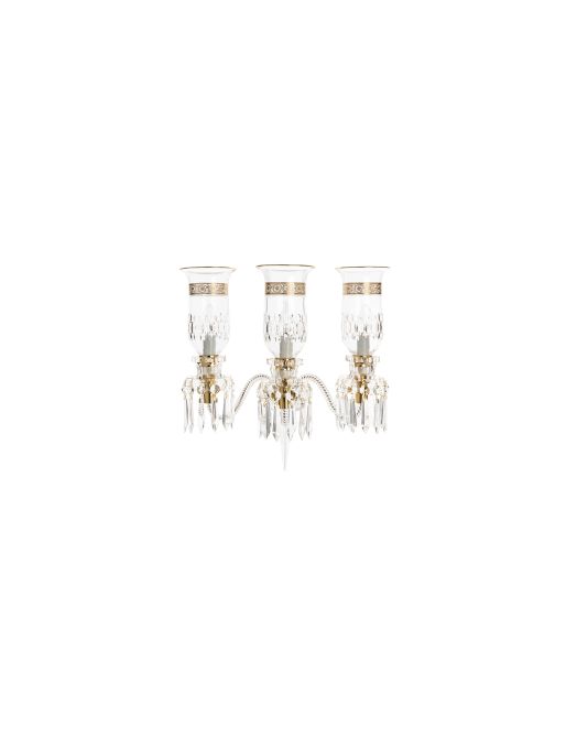 3-LIGHT SCONCE GOLD