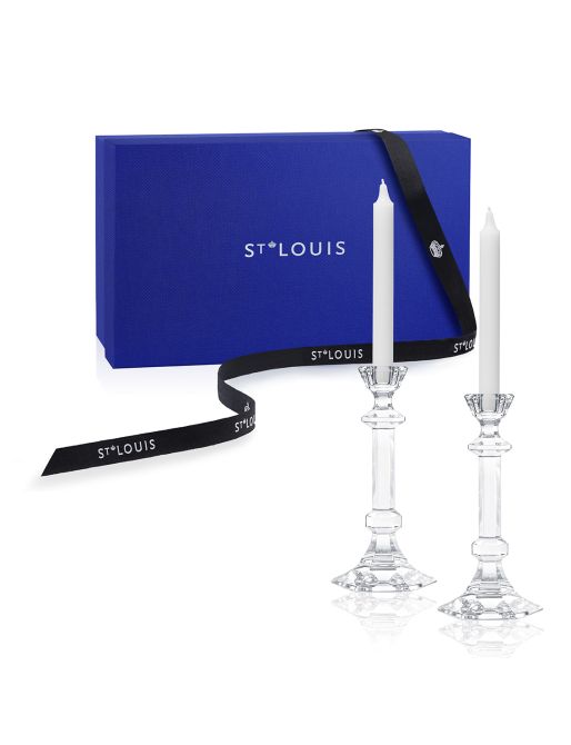 2 LARGE CANDLESTICKS SET