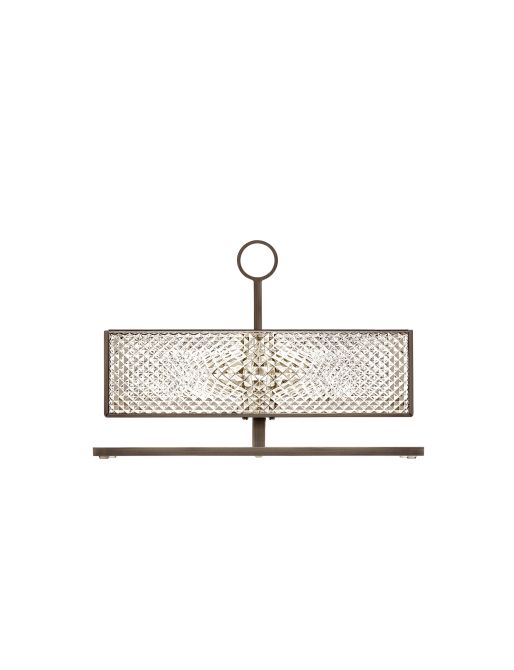 LAMPE À POSER FINITION BRONZE