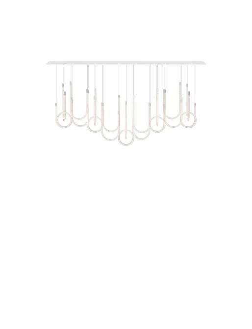 LUSTRE 18 LUMIÈRES COURT