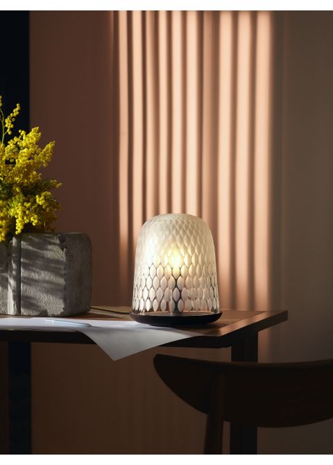 Folia Dark Wood Table Lamp Satin Finished Folia Dark Wood Table Lamp Satin Finished, Sirit Rattan Floor Lamp Dark Brown
