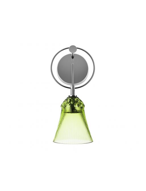 CHARTREUSE-GREEN SCONCE