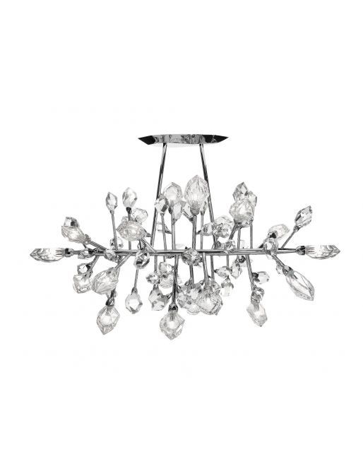 20-LIGHT HORIZONTAL CHANDELIER