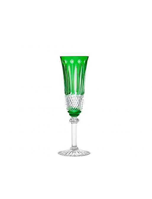 GREEN CHAMPAGNE FLUTE