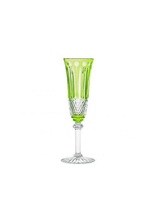 CHARTREUSE-GREEN  CHAMPAGNE FLUTE