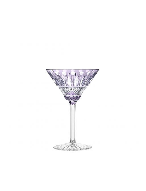 PURPLE COCKTAIL GLASS