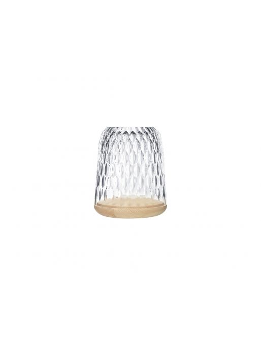 CLEAR WOOD LARGE PHOTOPHORE