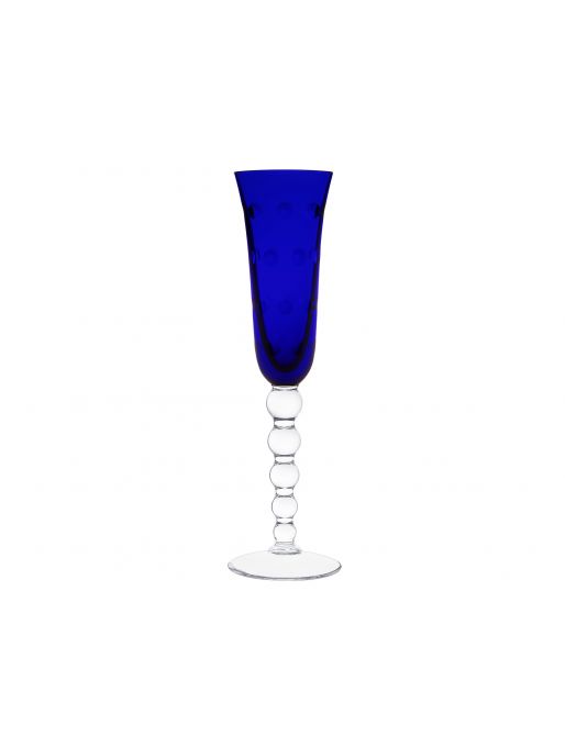 DARK-BLUE CHAMPAGNE FLUTE