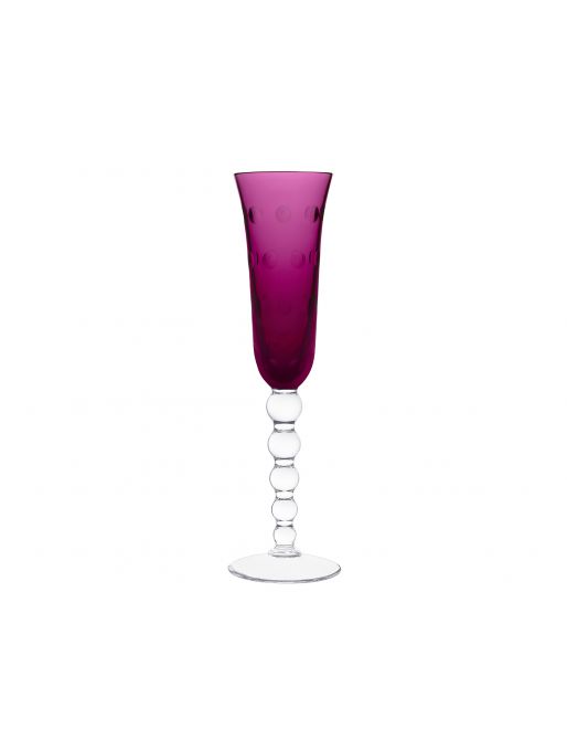 AMETHYST CHAMPAGNE FLUTE