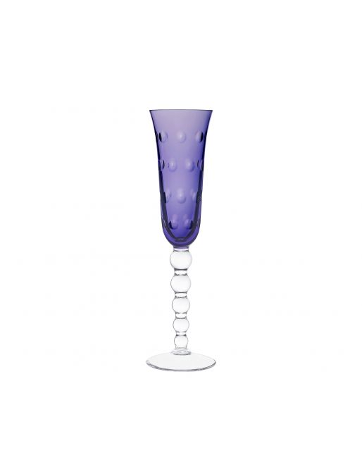 PURPLE CHAMPAGNE FLUTE