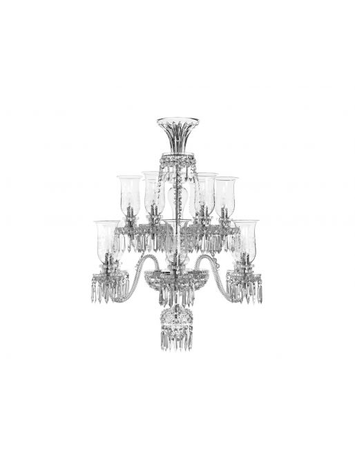 12-LIGHT SHORT CHANDELIER LADY HURRICANES