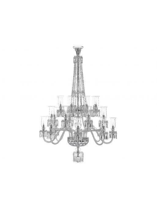 24-LIGHT LONG CHANDELIER MARY HURRICANES