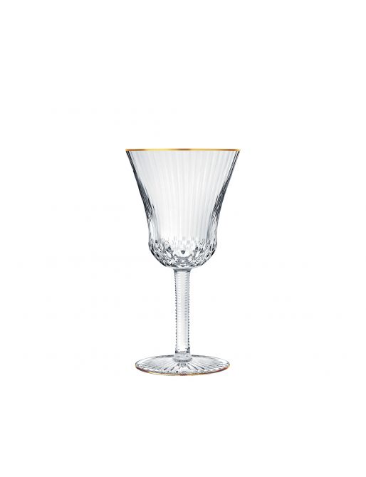 AMERICAN WATER GLASS #1 GOLD RIM