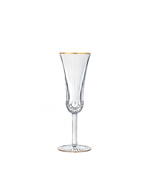 CHAMPAGNE FLUTE GOLD RIM