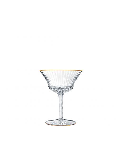 CHAMPAGNE CUP GOLD RIM