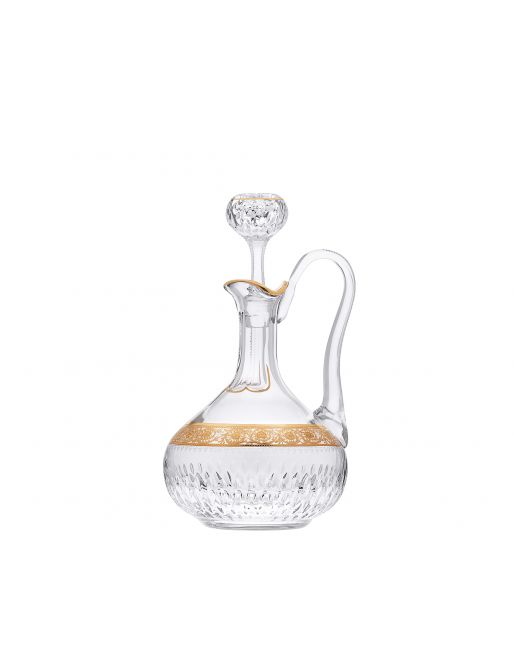 WINE DECANTER WITH A HANDLE GOLD