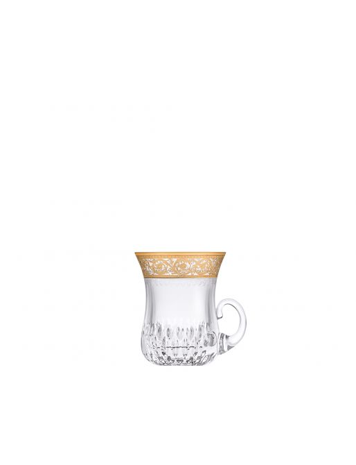 TEA CUP WITH A HANDLE GOLD
