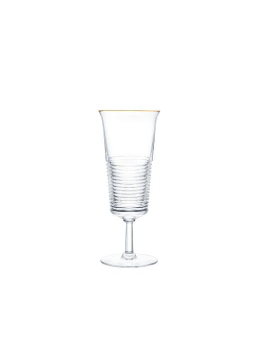 CHAMPAGNE FLUTE GOLD RIM