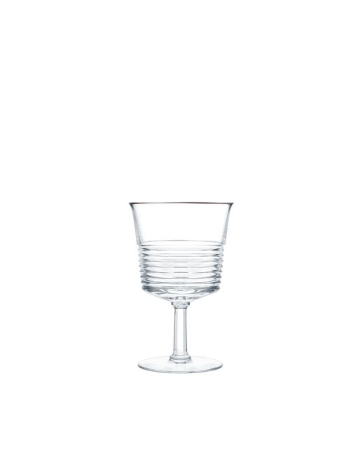 WINE GLASS #3 PLATINUM RIM