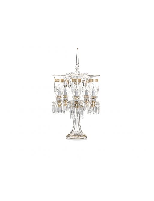 5-LIGHT CANDELABRA GOLD DECOR