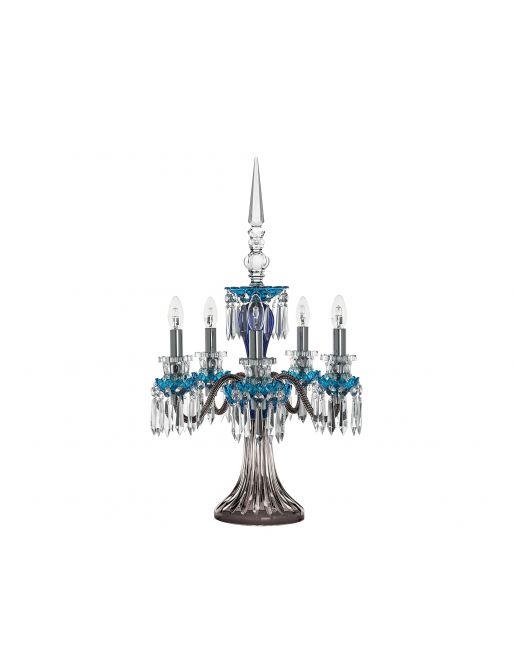 5-LIGHT SKY-BLUE DARK-BLUE FLANNEL-GREY CANDELABRA