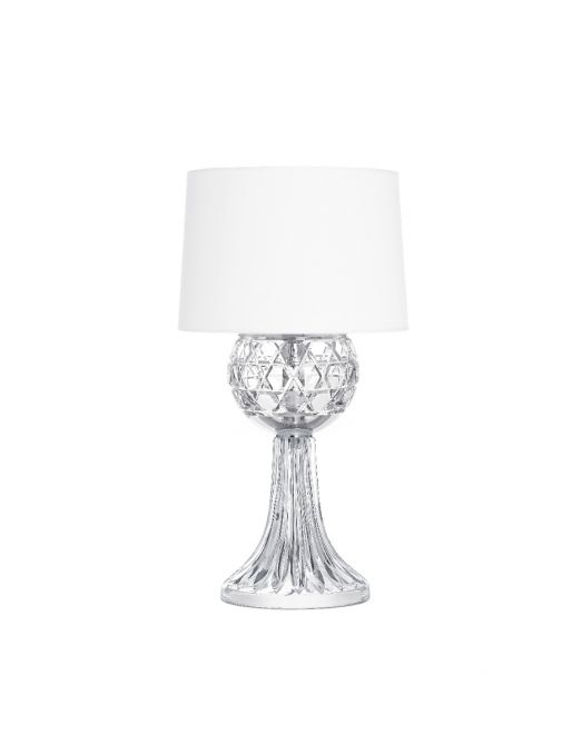 LAMPE À POSER CHROMÉE CLAIR
