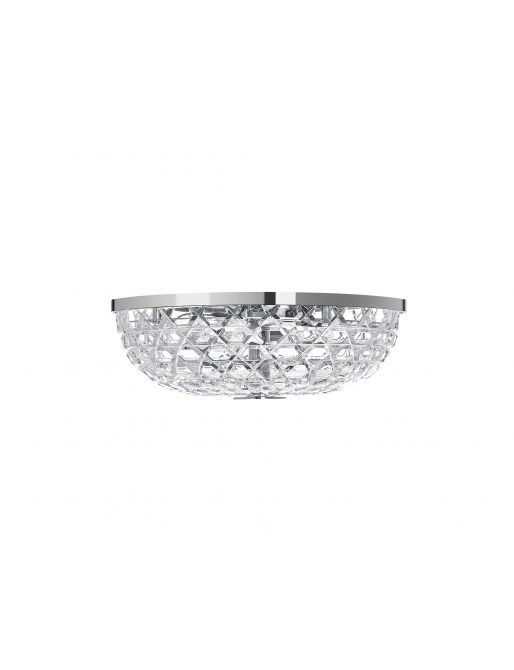 SINGLE CHROME-PLATED FINISH CEILING LIGHT