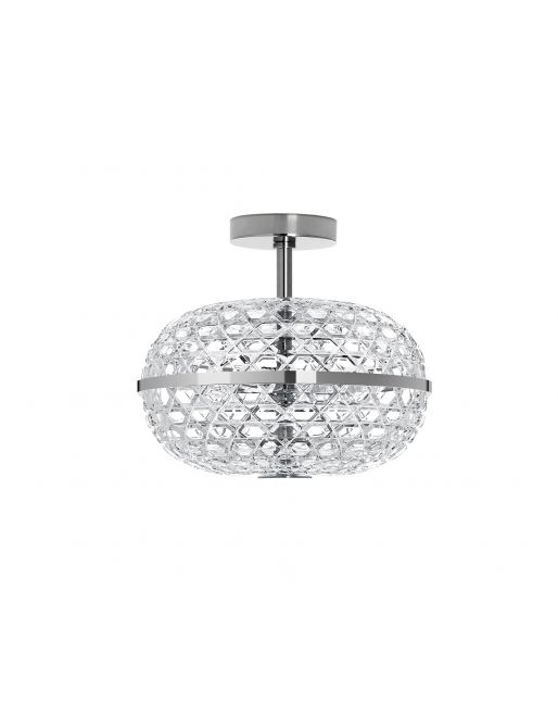 DOUBLE CHROME-PLATED FINISH CEILING LIGHT