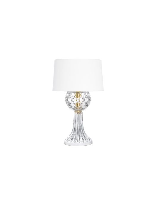 CLEAR TABLE LAMP GOLD