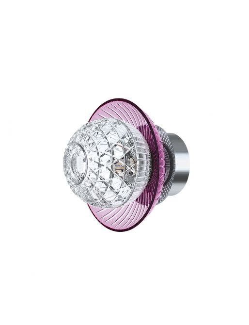 AMETHYST CUP STAINLESS STEEL FINISH IP44 SCONCE