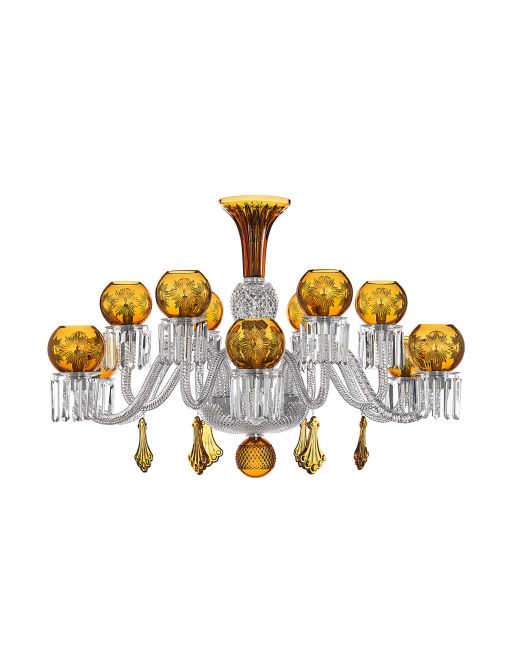 12-LIGHT HORIZONTAL CHANDELIER