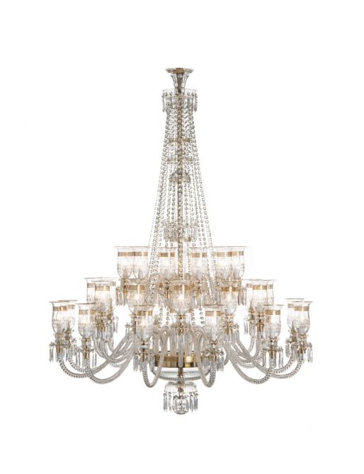 36-LIGHT CHANDELIER GOLD DECOR