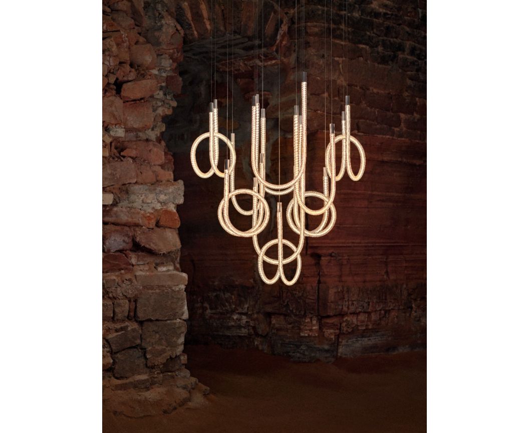 LUSTRE 10 LUMIÈRES COURT